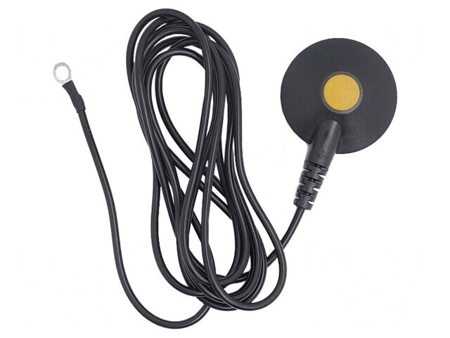 Cablu de &Icirc;mpăm&acirc;ntare ESD Negru 1,5m 1M&Omega;