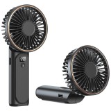 Ventilator de mana portabil premium Type-C Asteroid GSM M12, negru