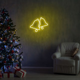 Cumpara ieftin Lampa de perete Bells, Neon Graph, 30x24x2 cm, galben