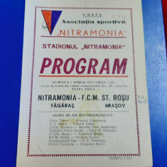 program Nitramonia Fagaras - FCM St. Rosu Brasov