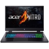Laptop Gaming Acer Nitro 17 AN17 Procesor AMD Ryzen 7 8845HS 16M Cache, up to 5.10 GHz, 17.3 QHD, 32GB DDR5, 1TB SSD, NVIDIA GeForce RTX 4060 @8GB, Ne