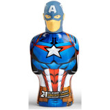 Marvel Avengers Bubble Bath &amp; Shampoo sampon si spuma de baie 2 in 1 pentru copii Captain America 350 ml