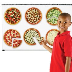 Pizza fractiilor cu magneti PlayLearn Toys foto