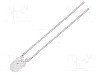 Dioda LED, 3mm, ro&amp;#351;ie, 6,3...25mcd, 10mA, 2...3V, VISHAY - TLHR4900