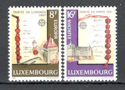 Luxemburg.1982 EUROPA-Evenimente istorice SE.546 foto