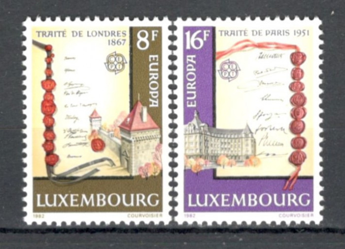 Luxemburg.1982 EUROPA-Evenimente istorice SE.546
