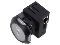 Cititor RFID 22mm KW2D -25&divide;55&deg;C &Oslash;22,5mm IP65,IP67 24VDC - Cititor RFID compact &Oslash;22,5mm, temperatură de funcționare -25&divide;55