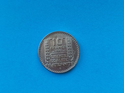10 Francs 1948 lit. B - Franta-stare buna!! foto