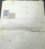 ACTE (3) - Bucovina - Campulung Moldovenesc - Adeverinta - 1922