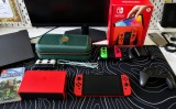 Nintendo Switch OLED Mario Red Edition &ndash; Special Edition + Pro Controller + Joy-Con + Minecraft + Husă Zelda