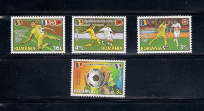 ROMANIA 2016 - CAMPIONATUL EUROPEAN DE FOTBAL - FRANTA 2016 , MNH - LP 2108 foto