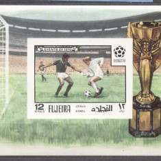 Fujeira 1970 Sport, Soccer, Football, imperf. sheet, MNH S.071