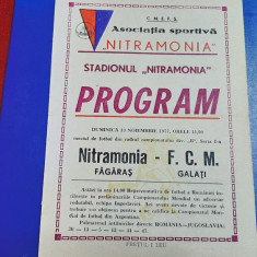 program Nitramonia Fagaras - FCM Galati