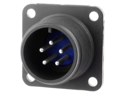 Conector circular 14S din aluminiu negru 97-3102A-14S-5P foto
