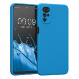 Husa kwmobile pentru Motorola Moto G22, Silicon, Albastru, 58207.189, Carcasa