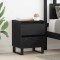vidaXL Dulap de noapte cu sertar 2 pcs Stejar negru 40 x 35 x 50 cm 881919