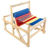 Razboi de tesut din lemn, pentru copii, DIY, 32cm x 26 cm x 38,5 cm