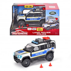 Masina - Land Rover masina de politie cu lumini si sunete | Majorette