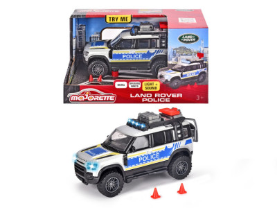 MAJORETTE MASINA DE POLITIE LAND ROVER CU LUMINI SI SUNETE SuperHeroes ToysZone foto