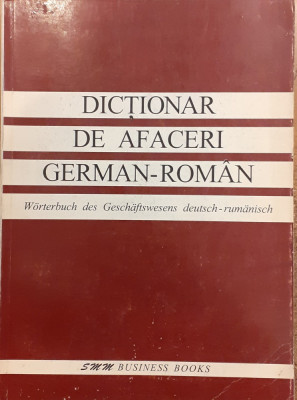 Dictionar de afaceri german roman foto