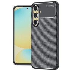Husa Samsung Galaxy S24 FE Techsuit CarbonFiber, negru foto