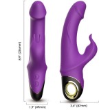 ARMONY - METEROR DILDO VIBRATOR RABBIT ROTATOR PURPLE, ARMONY VIBRATORS