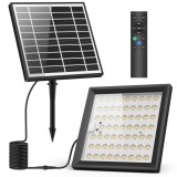 Proiector LED Ustellar UT88210 30W, Panou solar, IP65, 4500mAh, Telecomanda