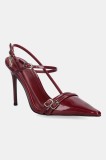 Steve Madden pantofi cu toc Deagan culoarea bordo, 11003884