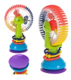 Jucarie zornaitoare carusel cu ventuza pentru bebelusi