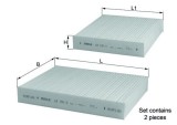 MAHLE LA 191/S Filtru, aer habitaclu