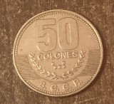 C50 - Moneda foarte veche - Costa Rica - 50 colones - 2012, America Centrala si de Sud