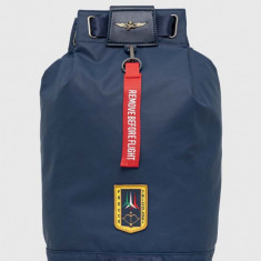 Aeronautica Militare rucsac barbati, culoarea albastru marin, mare, cu imprimeu