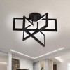 Lustra LED cu telecomanda 73W, 3 Elemente, lumina Rece/Calda/Neutra, Dimabila, Negru, LT750/3BK ModernLight Concept