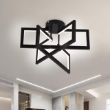 Lustra LED cu telecomanda 73W, 3 Elemente, lumina Rece/Calda/Neutra, Dimabila, Negru, LT750/3BK ModernLight Concept