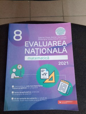Gabriel Popa, Adrian Zanoschi, Gheorghe Iurea, Dorel Luchian: Evaluarea naţională - matematică 2021 foto