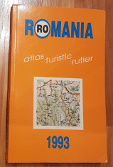 Romania - Atlas turistic si rutier de Dragomir Vasile foto