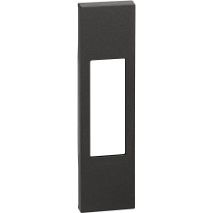 Placa priza standard italian 1M Living Now Bticino negru KG02