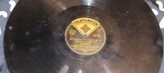 PLACA GRAMOFON / PATEFON. TELEFUNKEN SYMPHONIE NR.2 D-DUR OP.73 P. 3-4