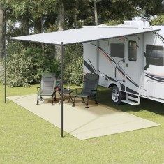 vidaXL Covor pentru cort, crem, 5,5x2,5 m