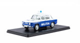 Macheta auto Dacia 1100 Militia1970 Editie Limitata 499 pcs, 1:24 Autosworld, ASW