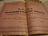 Mihail Vasilescu -Legea asupra contributiunilor directe - interbelica