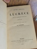 &OElig;uvres compl&egrave;tes de Lucr&egrave;ce - M. Blanchet
