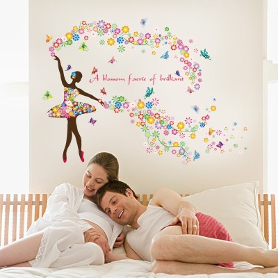 Sticker decorativ, A blossom faerie of brilliant, 120 cm, 127STK foto
