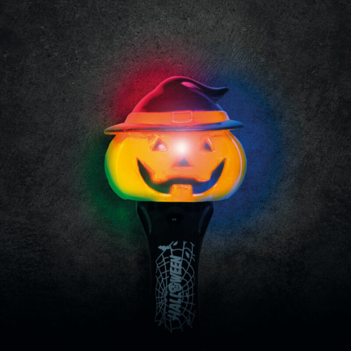 Lumina LED de Halloween - dovleac - cu baterii