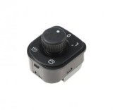 Buton reglare oglinzi Topautochei&reg; compatibil cu Jetta Golf MK5 MK6 Passat Tiguan GTI 2005-2012, functie rabatare, Oem