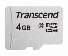 Card de memorie Transcend 300S 4GB Micro SDHC Clasa 10 UHS-I U3 foto