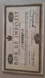 Bon impozit 500 lei 1933 MF