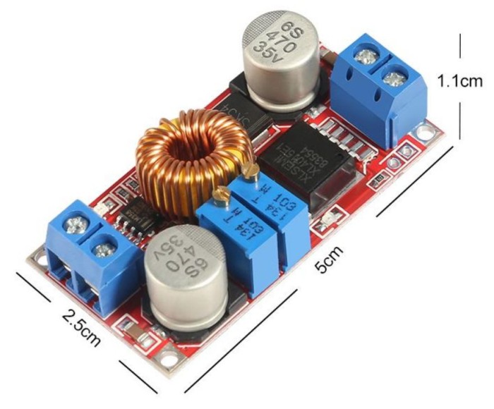 Sursa tensiune / curent reglabila 5 A led driver lithium charger XL4015