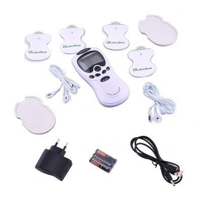 Aparat masaj cu electrostimulare Blueidea, 4 electrozi si afisaj LCD foto