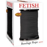 Fetish Fantasy Series-Corda Bondage Japoneză Neagră 60.96 Metri